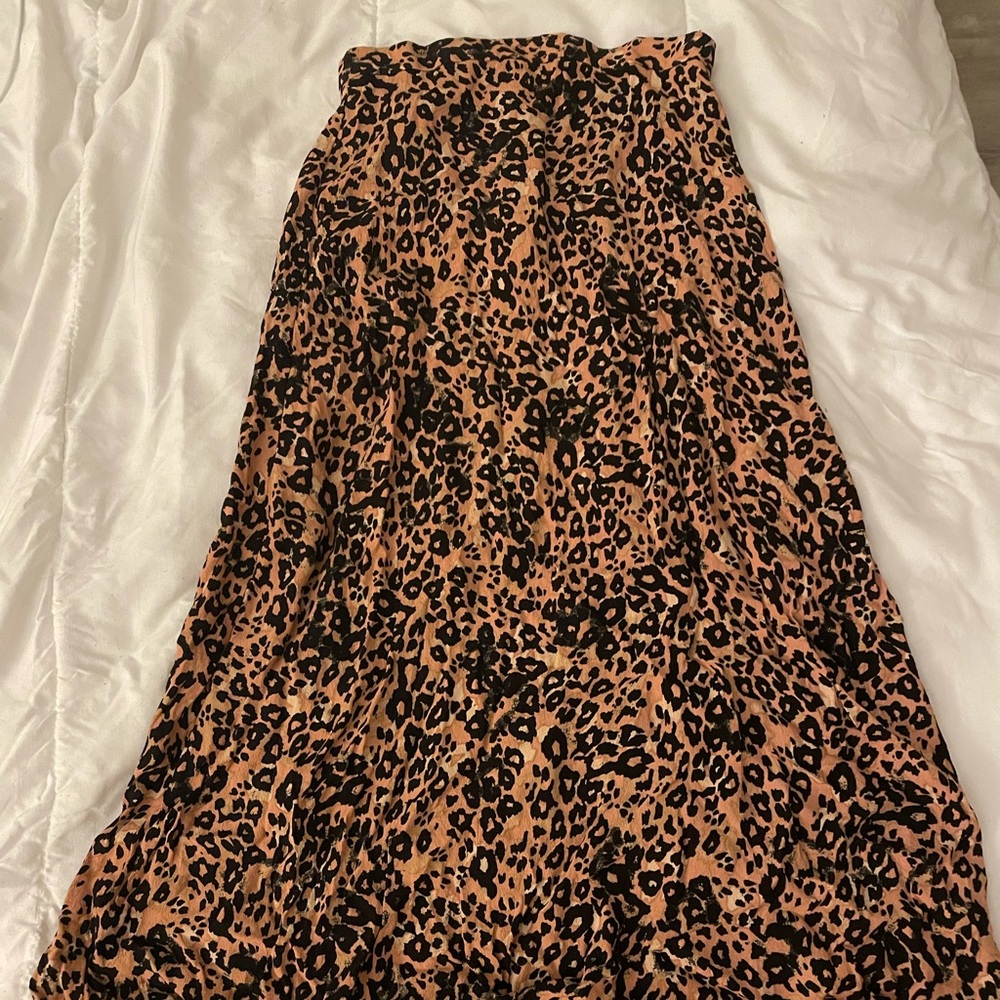 Wilfred Cheetah Print Maxi Skirt